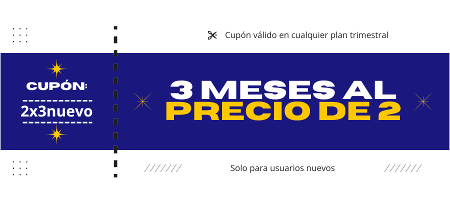 Cupón de descuento para un plan hosting